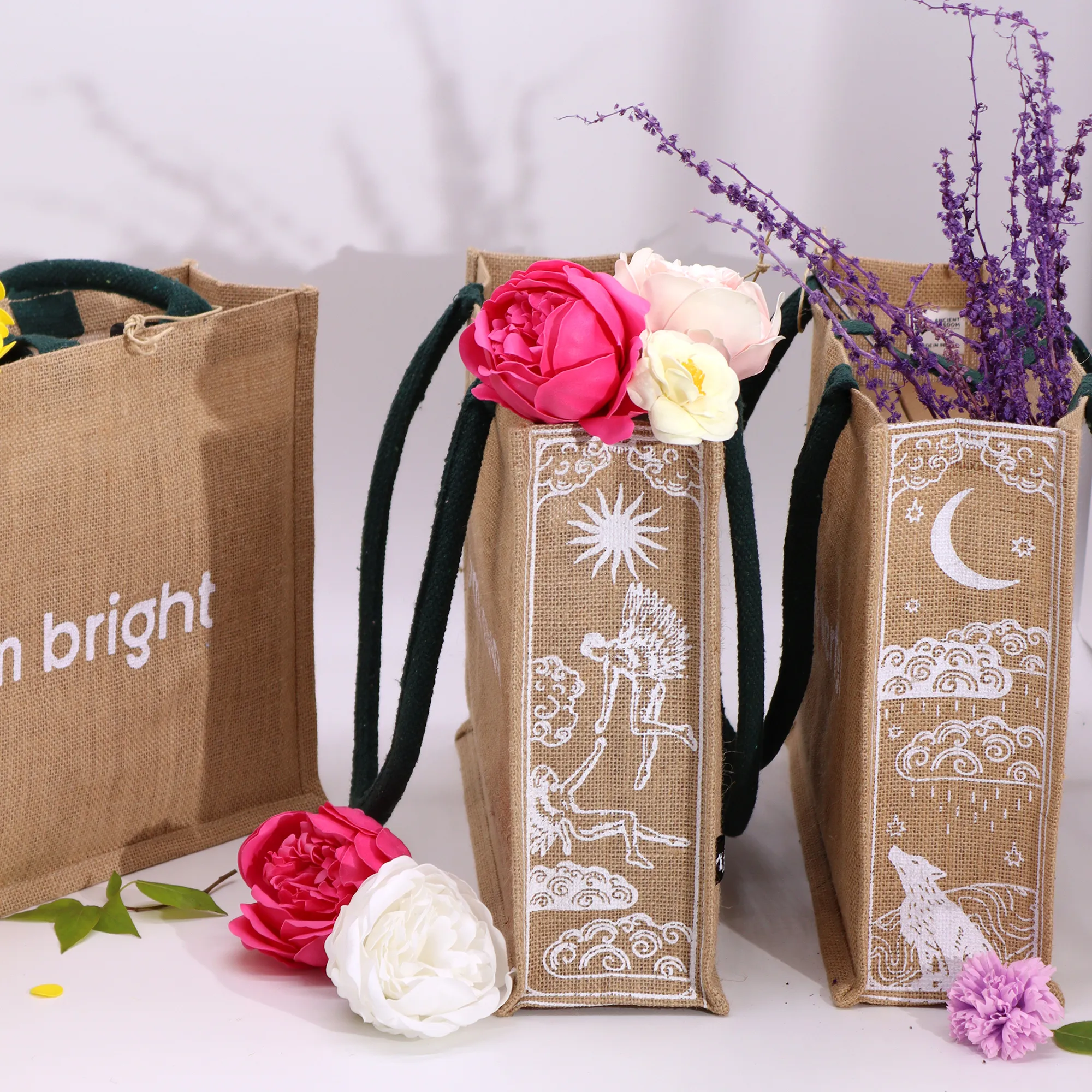 Inspiration Jute Bags by Hop Hare