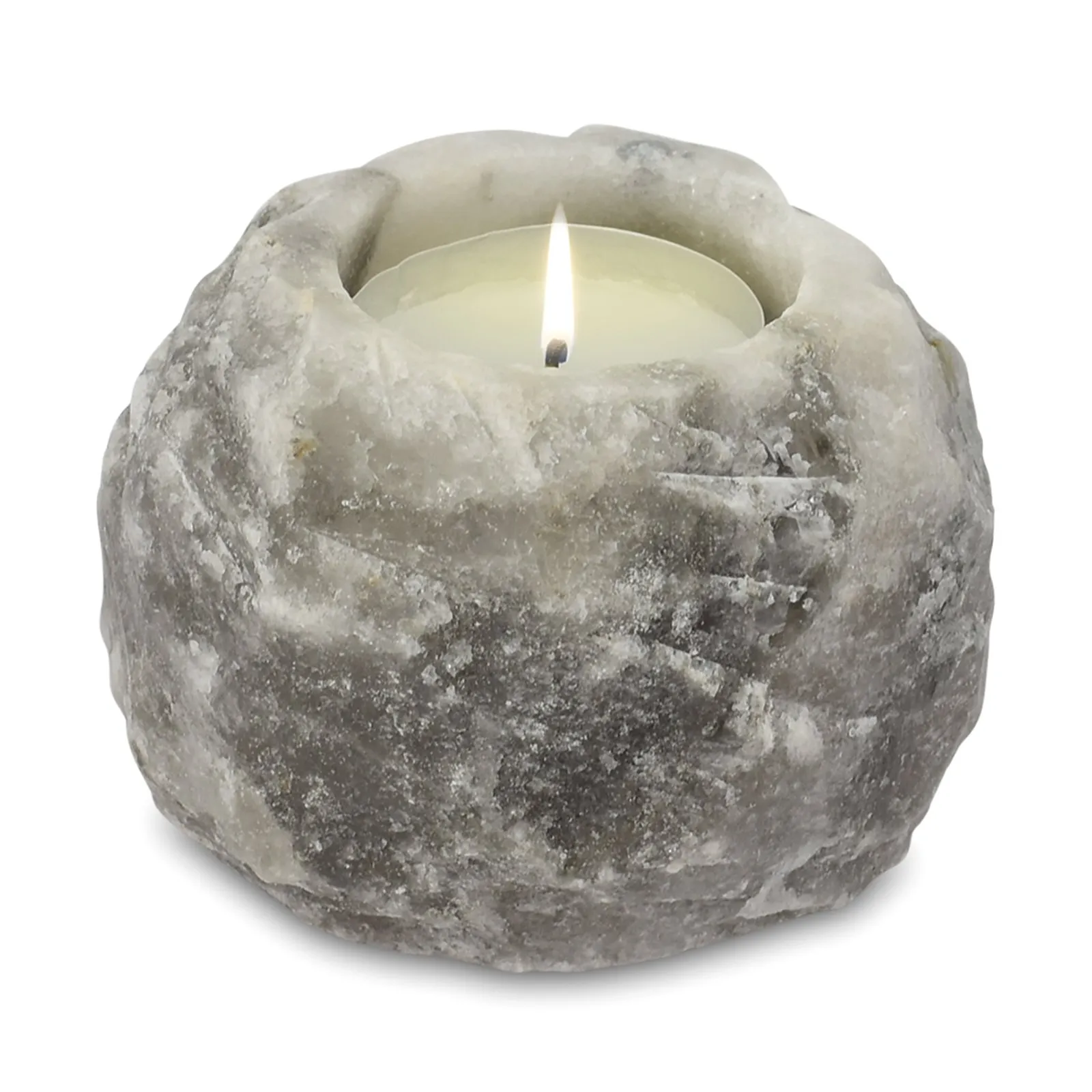 Natural Himalayan Salt Candle Holder