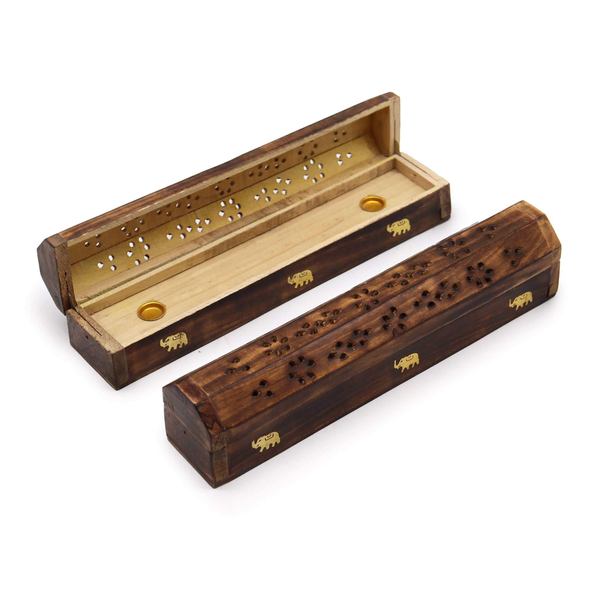 Incense Smoke Boxes Natural Mango Wood